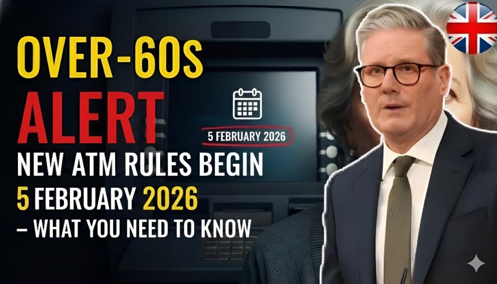 UK Govt ATM Rule Change for Over-60s