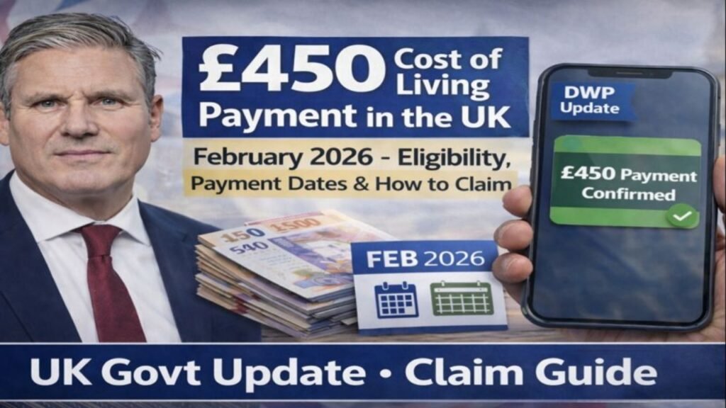 £450 Cost of Living Payment UK February 2026