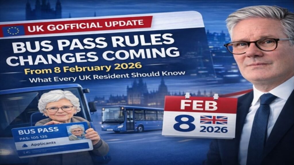 Bus Pass Rules Changes UK 2026