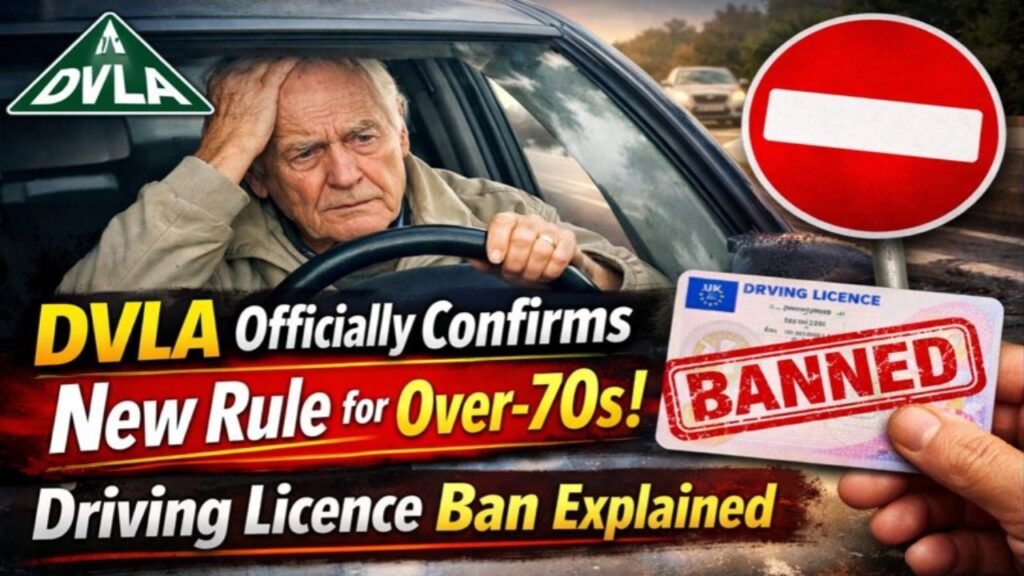 DVLA new rules for over 70 drivers UK