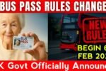 UK Bus Pass Rules Changes 2026