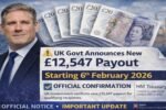 UK Govt New £12,547 Payout