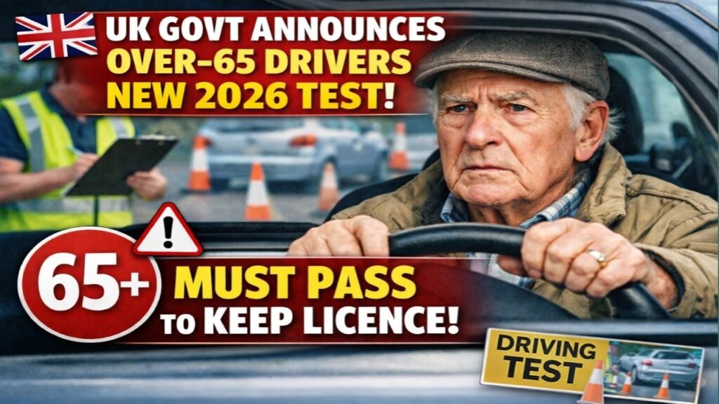 UK older drivers new rules 2026